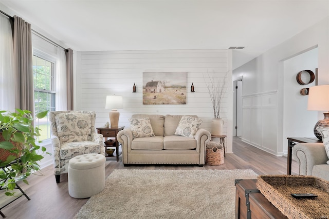 1908 N Iroquois Dr, Evansville, IN 47715 - living area featuring wood finished floors