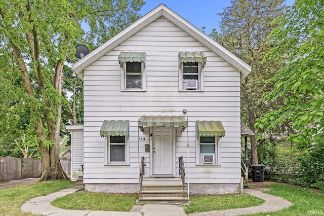 719 W Franklin St, Elkhart, IN 46516 - view of front of house with cooling unit