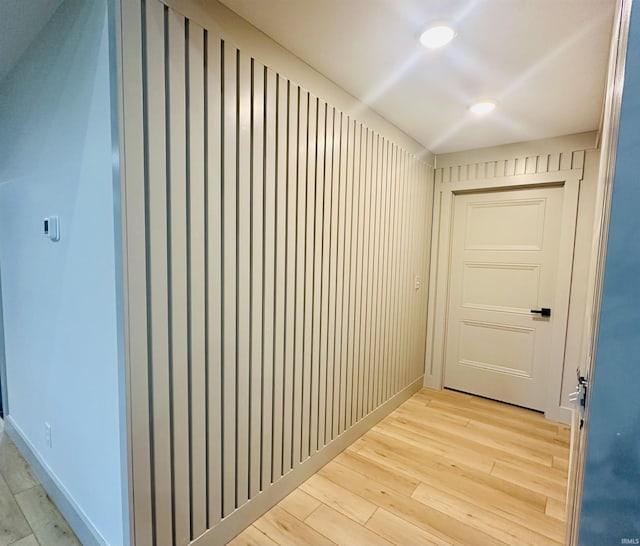 545 Bennett Rd, Bedford, IN 47421 - corridor featuring light wood finished floors and baseboards