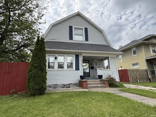 4026 S Lafayette St, Fort Wayne, IN 46806 - dutch colonial with a gambrel roof and roof with shingles