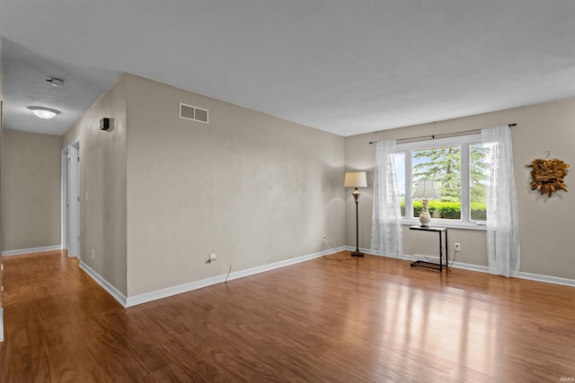 9391 E 100 N, Greentown, IN 46936 - empty room with wood finished floors and baseboards