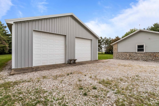 9391 E 100 N, Greentown, IN 46936 - view of detached garage