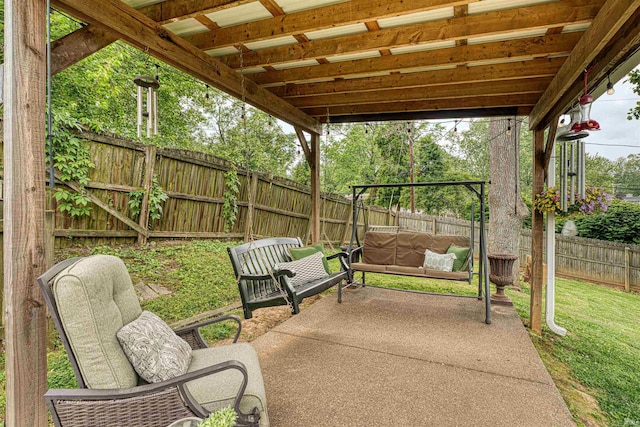 713 Carole Pl, Newburgh, IN 47630 - view of patio with an outdoor living space