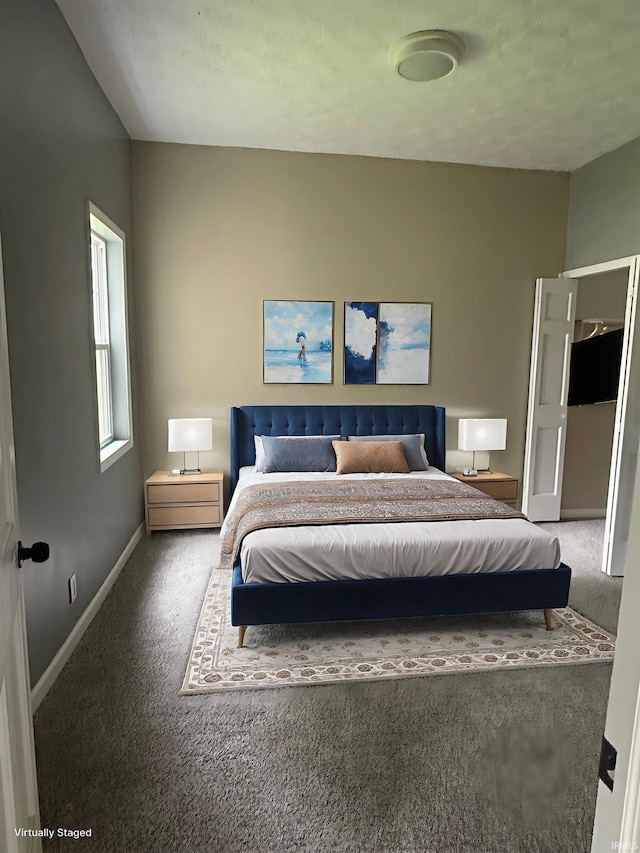 406 W N St, Kokomo, IN 46901 - bedroom with carpet floors and baseboards