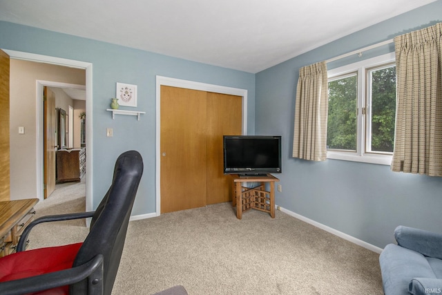 26966 Heather Ln, Elkhart, IN 46514 - home office with carpet and baseboards