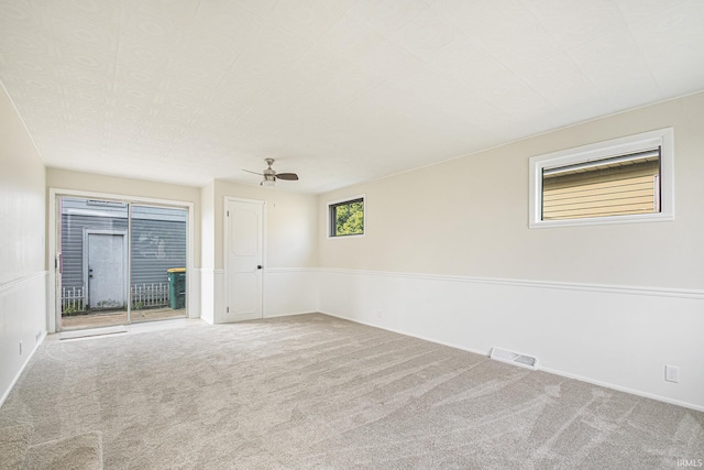 519 W 12th St, Mishawaka, IN 46544 - unfurnished room featuring carpet floors, ceiling fan, and baseboards