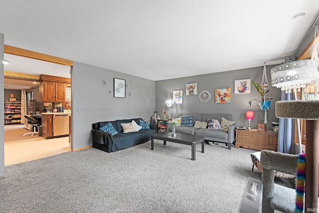 332 W Tyland Blvd, New Haven, IN 46774 - living area with light colored carpet