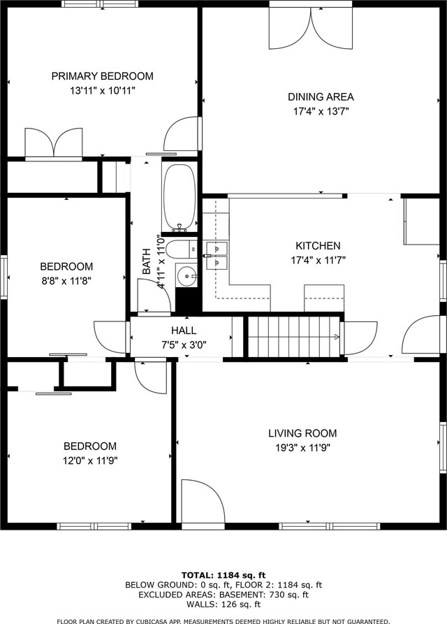 1109 E 6th St, Fowler, IN 47944 - floor plan / room layout