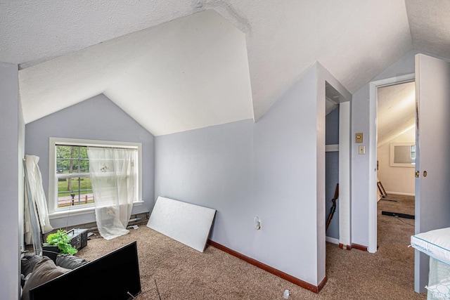56687 Lake St, Osceola, IN 46561 - bonus room with lofted ceiling, carpet, and baseboards