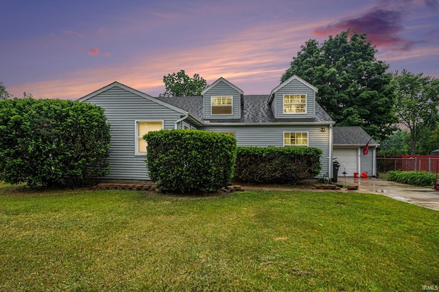 56687 Lake St, Osceola, IN 46561 - view of front of house with driveway, a garage, and a shingled roof