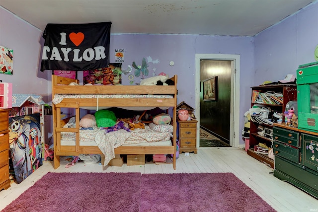 9469 W Sinclair Rd, Birdseye, IN 47513 - bedroom with hardwood / wood-style floors