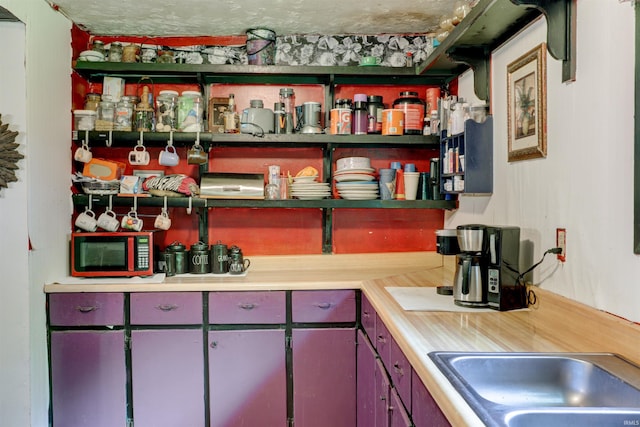 9469 W Sinclair Rd, Birdseye, IN 47513 - bar with white microwave