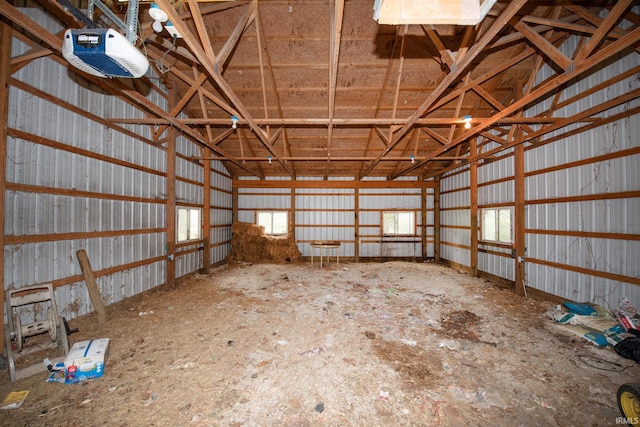 924 S Washington St, Delphi, IN 46923 - garage with a garage door opener