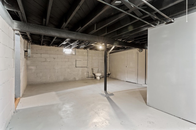 1815 E Bowman St, South Bend, IN 46613 - view of unfinished below grade area
