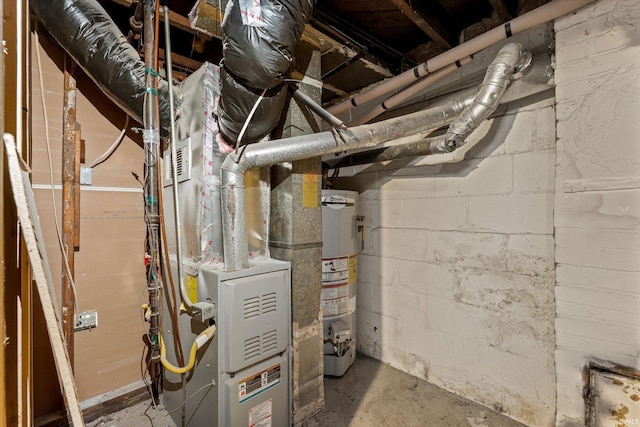 1815 E Bowman St, South Bend, IN 46613 - utility room featuring gas water heater