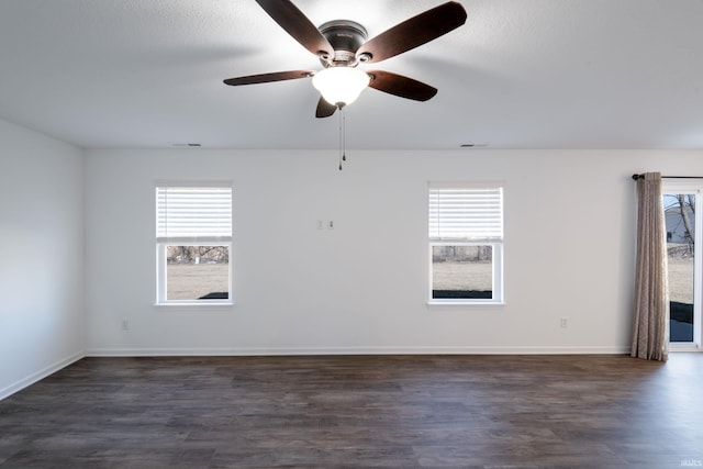 4632 Portney Pl, Fort Wayne, IN 46818 - spare room featuring plenty of natural light and dark wood-type flooring
