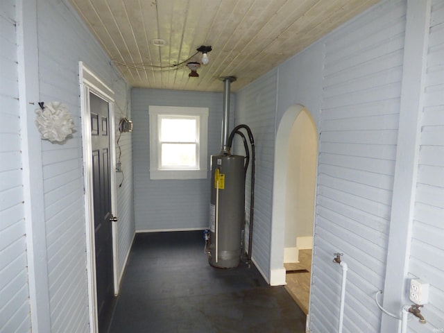 302 W Freeman St, Frankfort, IN 46041 - utility room with water heater