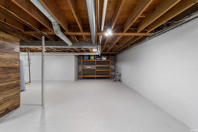 5012 Autumn Ln, Lafayette, IN 47909 - unfinished below grade area featuring gas water heater