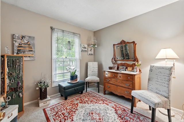 6916 Woodtrail Ct, Fort Wayne, IN 46835 - sitting room featuring carpet flooring, plenty of natural light, and baseboards