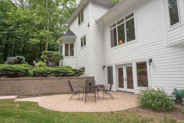 2307 Stacey Hollow Pl, Lafayette, IN 47905 - back of property with a patio area and french doors