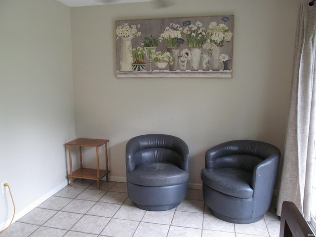 1053 E Smith Cir, Paoli, IN 47454 - sitting room with tile patterned flooring and baseboards