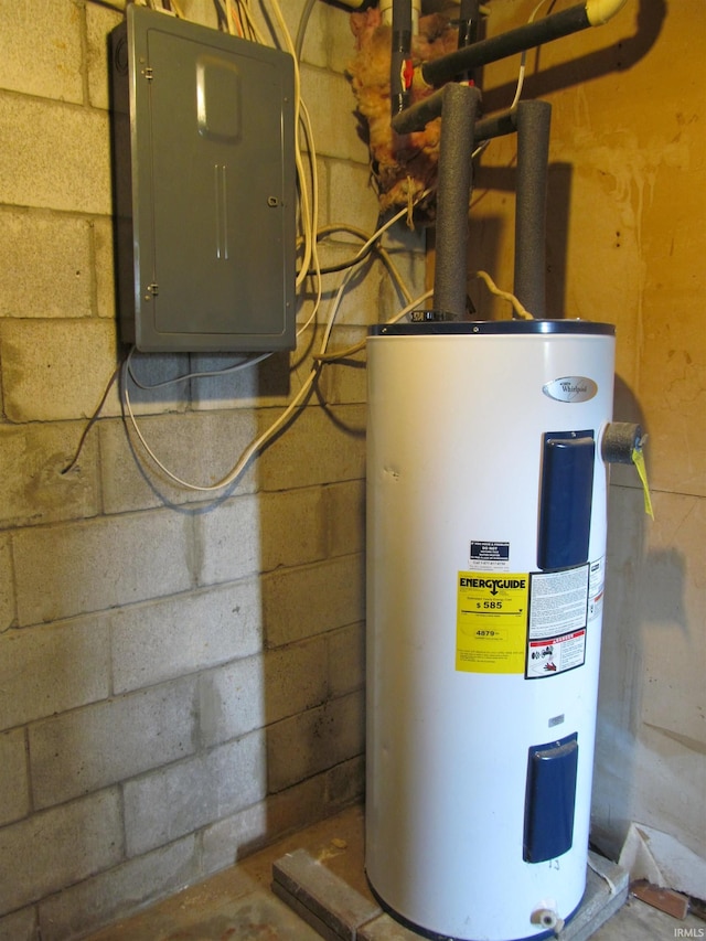 1053 E Smith Cir, Paoli, IN 47454 - utilities featuring water heater and electric panel