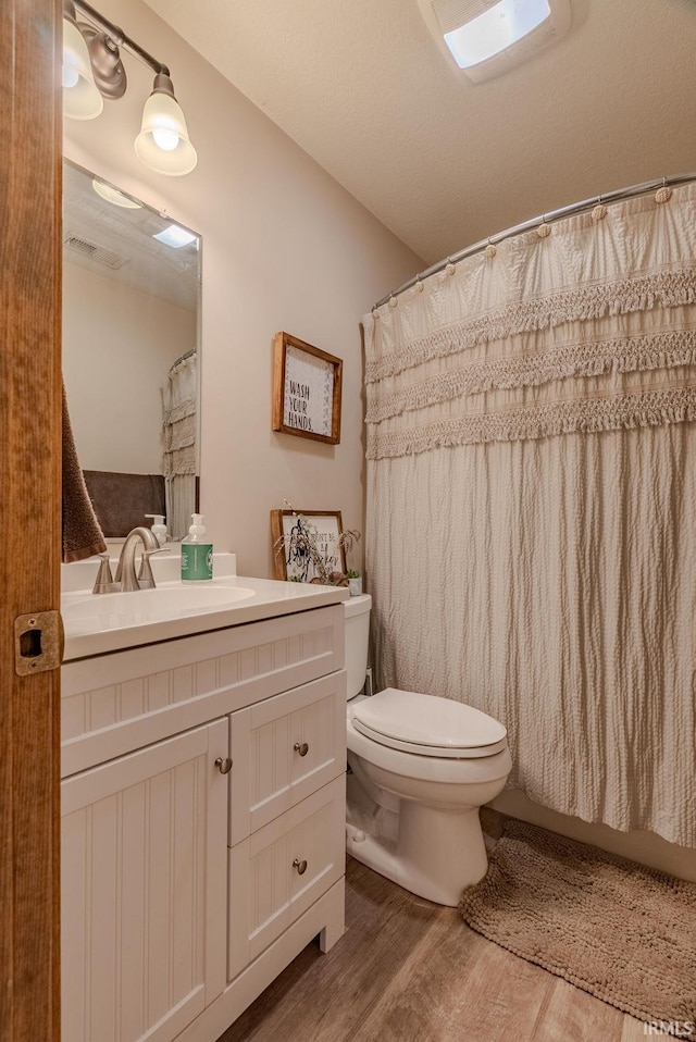17 Chrysler Ave, Wabash, IN 46992 - bathroom featuring wood finished floors, toilet, and vanity