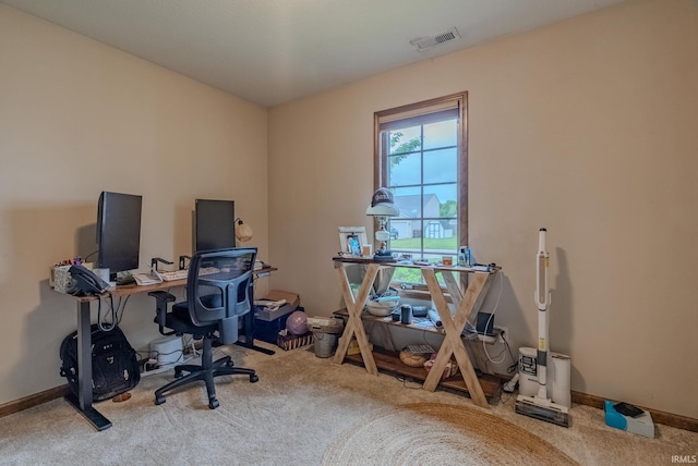 17 Chrysler Ave, Wabash, IN 46992 - office area with carpet flooring and baseboards