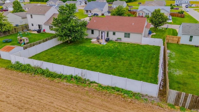 17 Chrysler Ave, Wabash, IN 46992 - aerial perspective of suburban area
