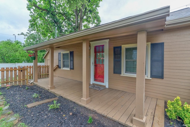 14 S Villa Dr, Evansville, IN 47714 - view of wooden deck