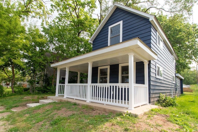 1026 S 35th St, South Bend, IN 46615 - view of side of property featuring covered porch