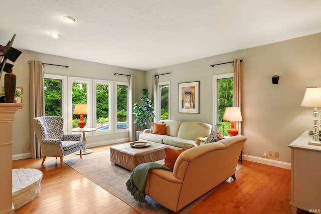5905 Anjolea Way, Lafayette, IN 47905 - living room featuring baseboards and healthy amount of natural light