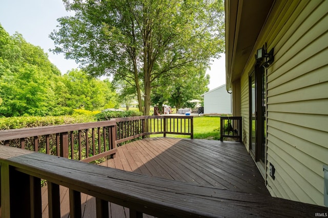 7914 Stonegate Pl, Fort Wayne, IN 46825 - view of wooden deck