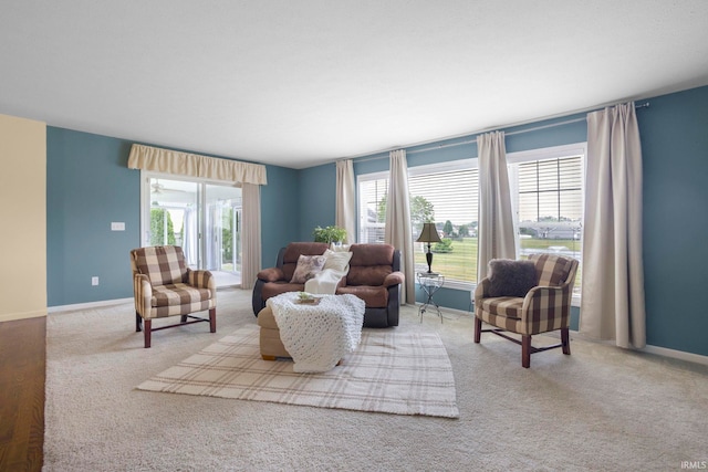 515 Cloudmont Dr, Osceola, IN 46561 - living area with carpet floors and baseboards
