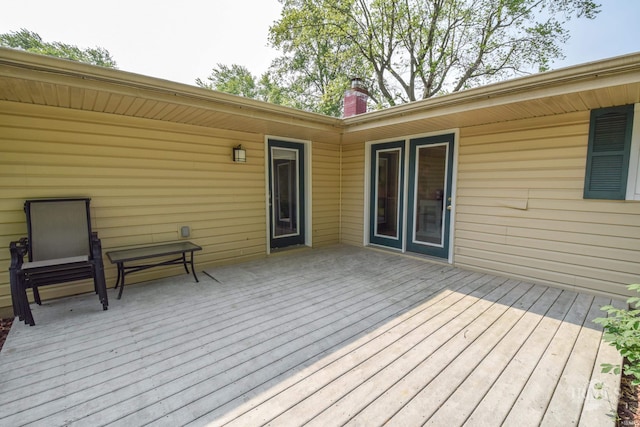 2318 W Concord Rd, Muncie, IN 47304 - view of wooden deck