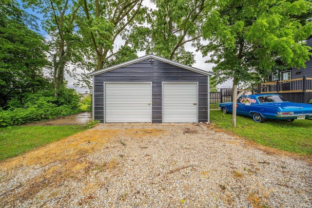 201 S 11th St, New Castle, IN 47362 - view of detached garage