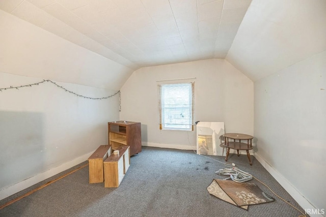 1226 Kinyon St, South Bend, IN 46616 - bonus room featuring lofted ceiling, carpet flooring, and baseboards