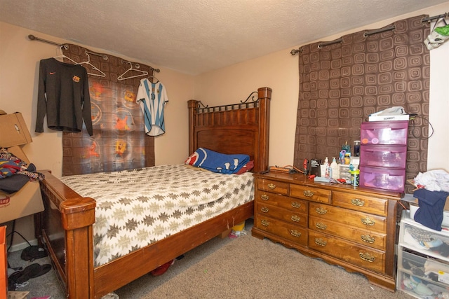 1310 Sinton Ave, Lafayette, IN 47905 - bedroom with a textured ceiling and carpet flooring
