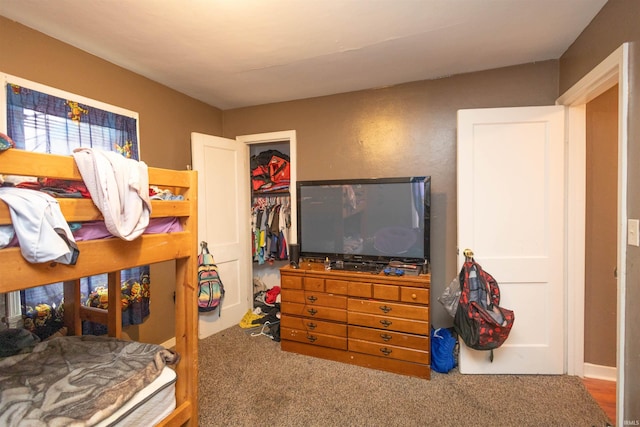 1310 Sinton Ave, Lafayette, IN 47905 - carpeted bedroom featuring a closet and a walk in closet