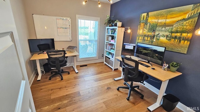 13224 Prairie Dr, Evansville, IN 47725 - office with wood finished floors and baseboards