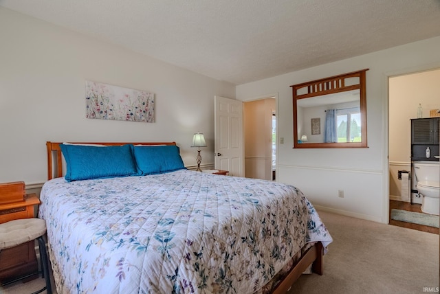 4635 S Bellamy Blvd, Marion, IN 46953 - carpeted bedroom with baseboards and ensuite bathroom