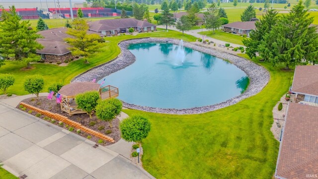 4635 S Bellamy Blvd, Marion, IN 46953 - view of swimming pool with a lawn