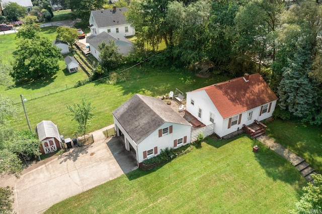 54174 Maple Lane Ave, South Bend, IN 46635 - aerial view of property and surrounding area with a tree filled landscape