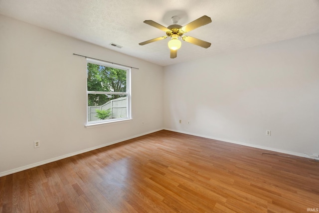3316 Ingram Ct, Lafayette, IN 47906 - unfurnished room with light wood finished floors, ceiling fan, and baseboards