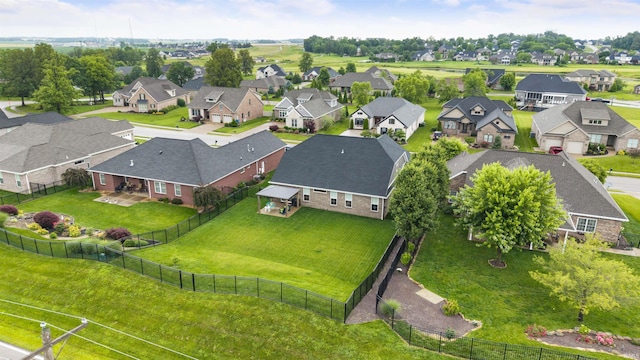 1215 Ladbrooke Dr, Evansville, IN 47725 - aerial view of residential area