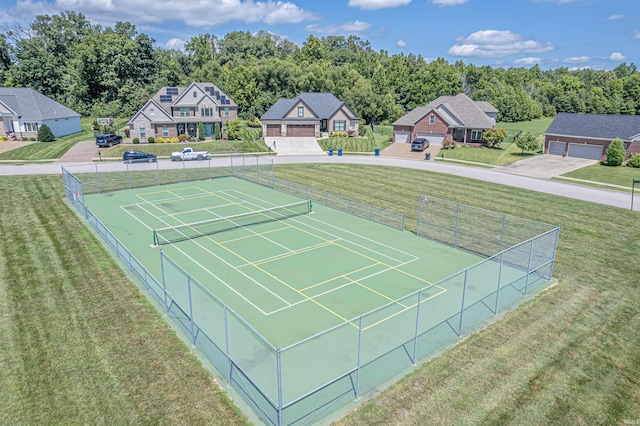 1215 Ladbrooke Dr, Evansville, IN 47725 - surrounding community featuring a tennis court