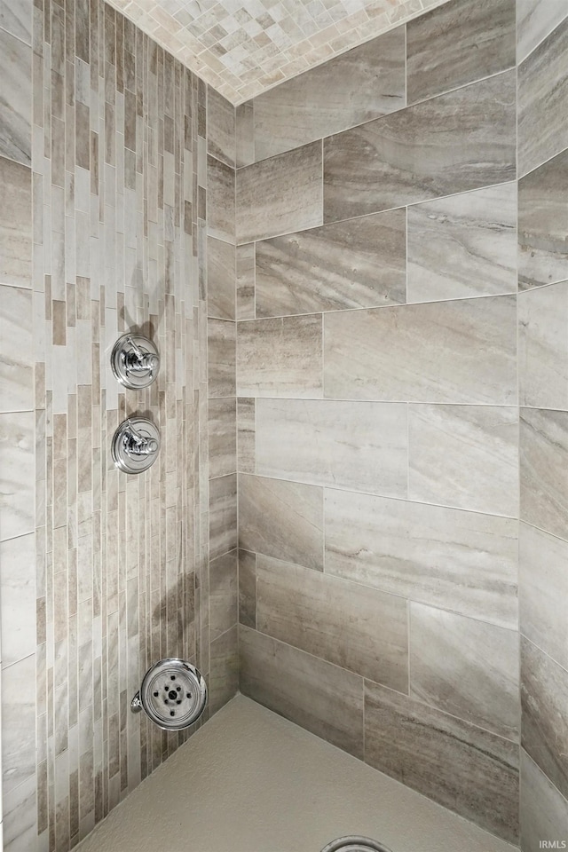 284 Savo Rock Ct, Fort Wayne, IN 46845 - bathroom featuring tiled shower