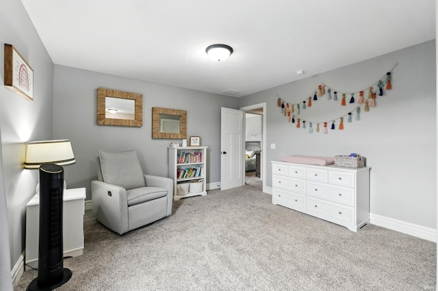 284 Savo Rock Ct, Fort Wayne, IN 46845 - living area featuring carpet and baseboards