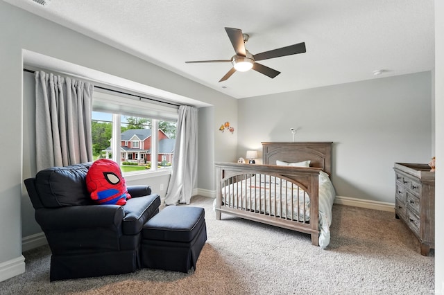 284 Savo Rock Ct, Fort Wayne, IN 46845 - carpeted bedroom with baseboards and ceiling fan