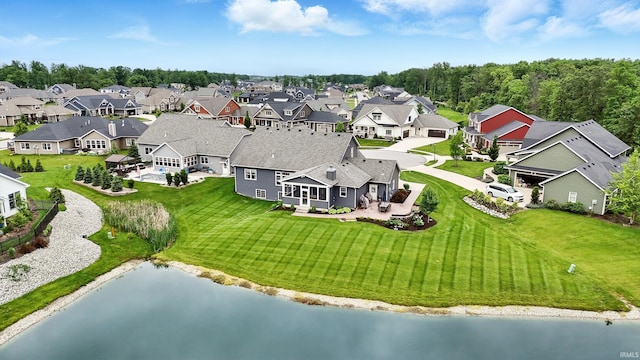 284 Savo Rock Ct, Fort Wayne, IN 46845 - aerial view of residential area with a large body of water